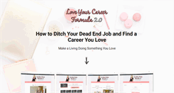 Desktop Screenshot of loveyourcareerformula.com